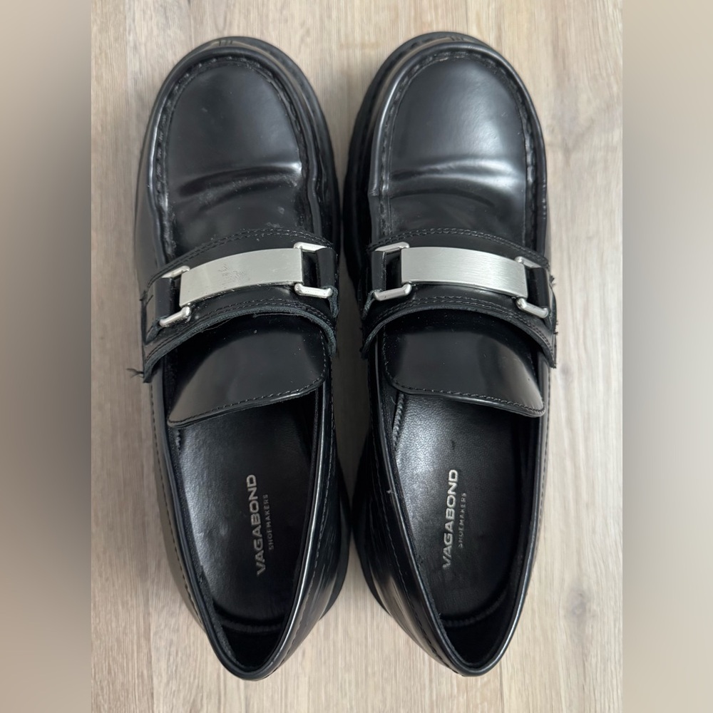 Vagabond Cosmo Black Chunky Women’s Loafers in US Size 9 - Picture 5 of 7